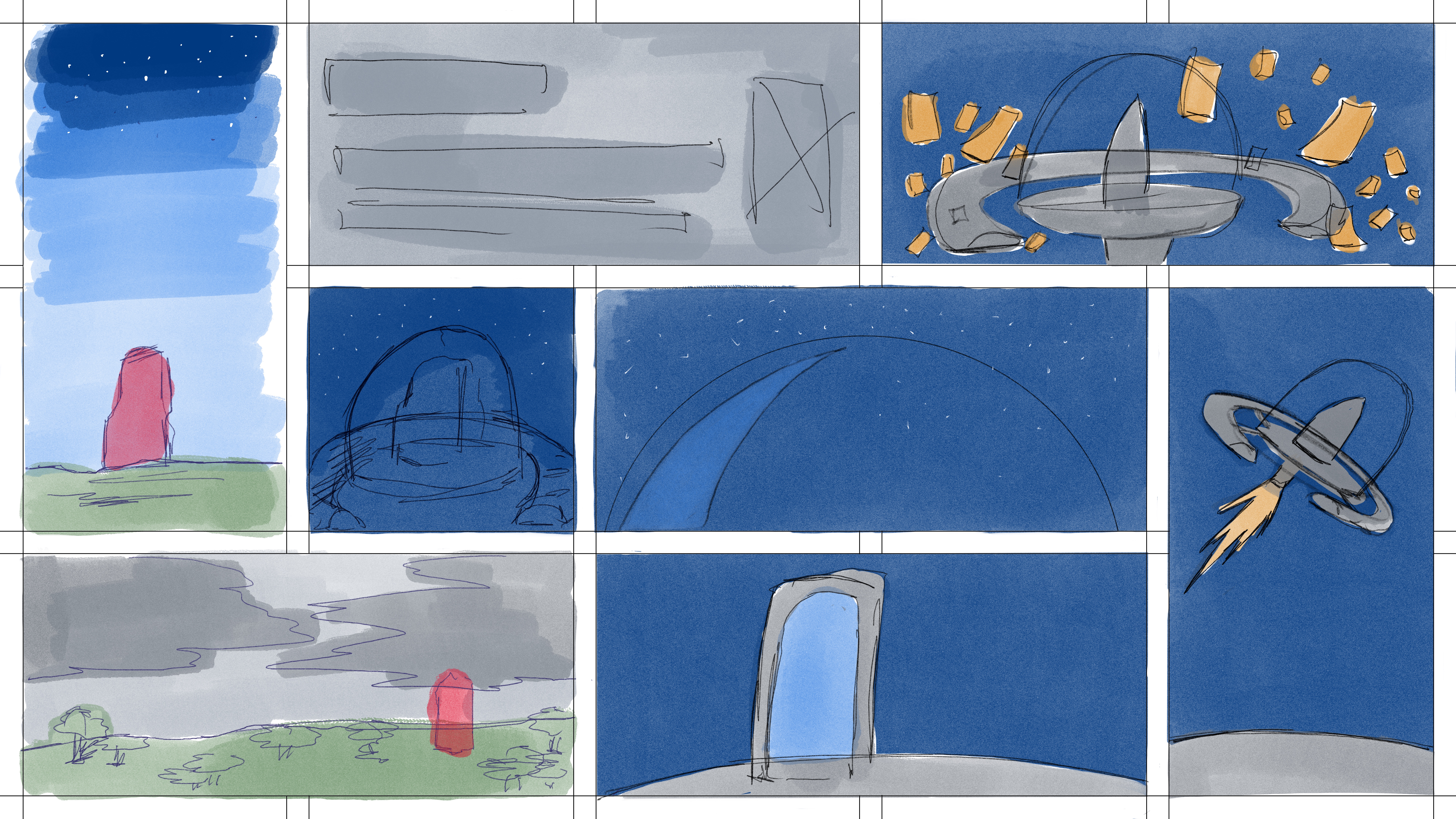 Croquis global du site